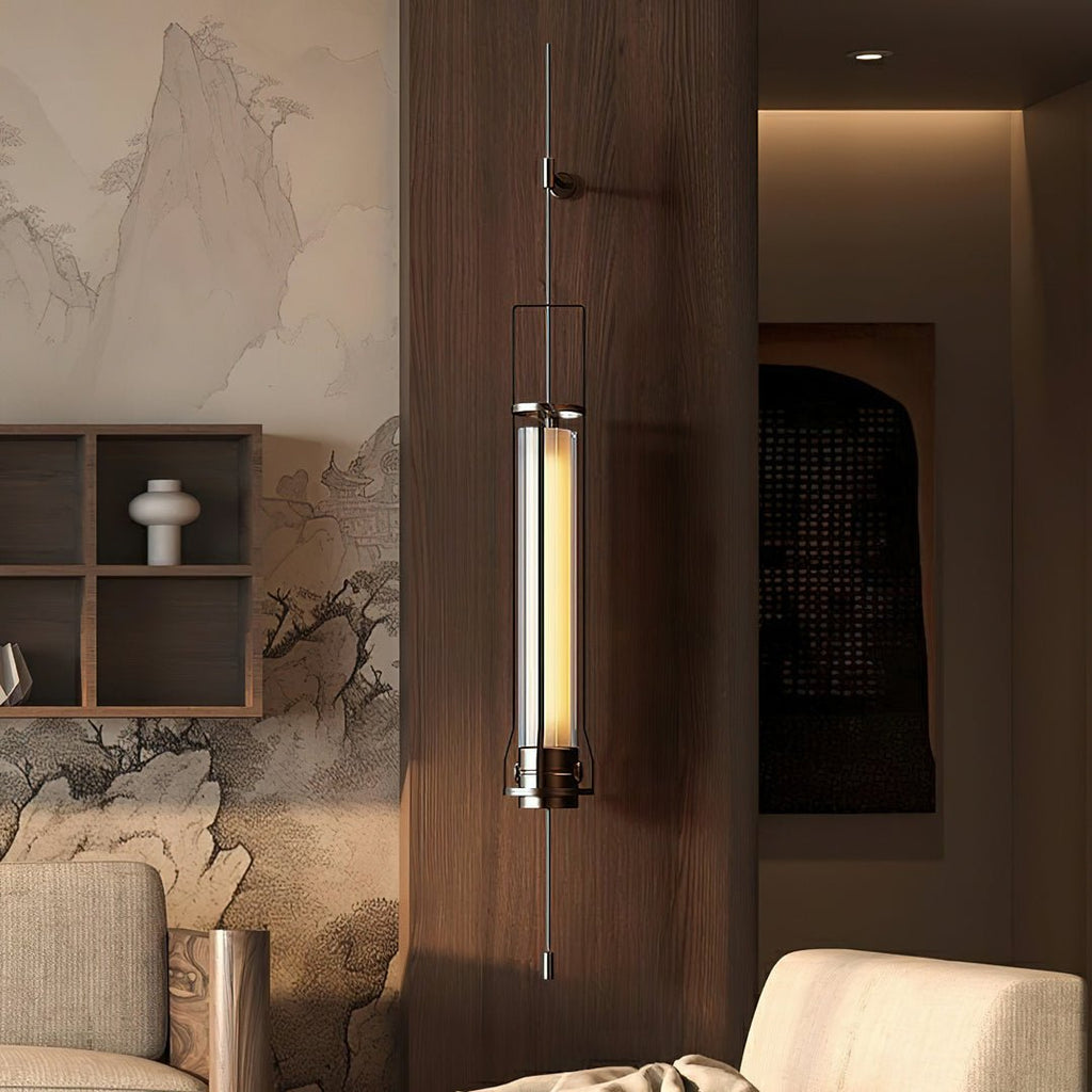 Hudson Cylinder Wall Light, Hardwired Wall Sconce, detail 2