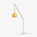 Hulusi Suspended Floor Light, Floor Lamp, Metal, L 29.5″ x H 66.1″