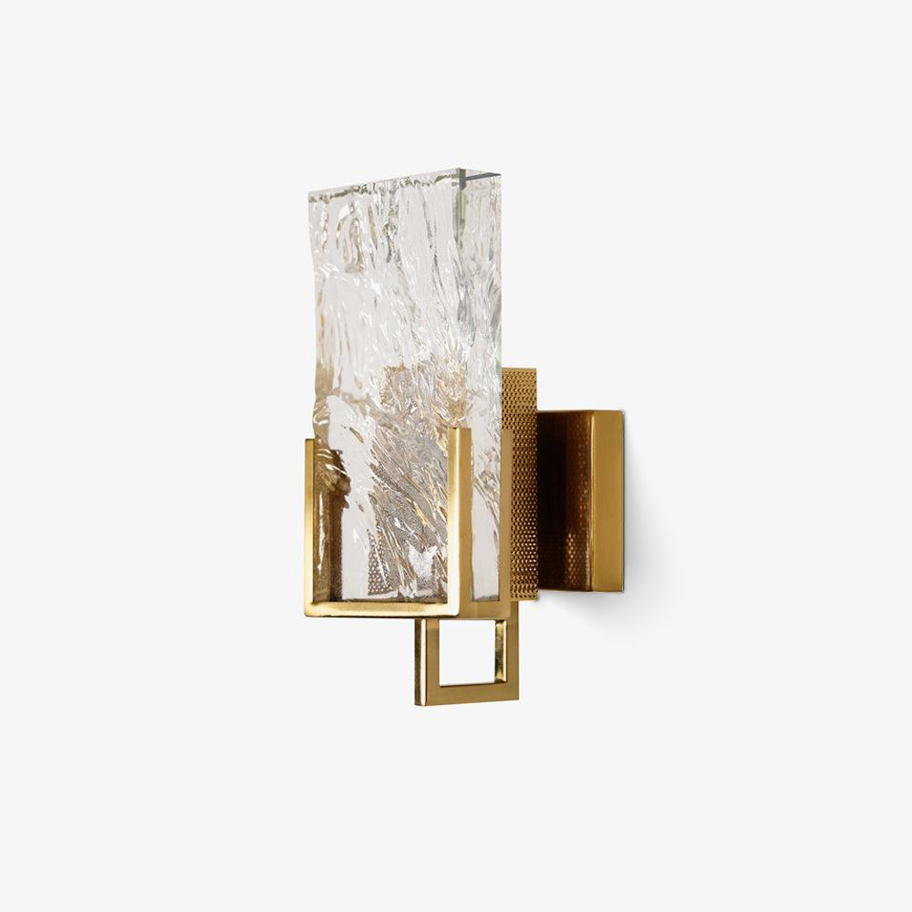 Ice Crystal Wall Light, Hardwired Wall Sconce, detail 2