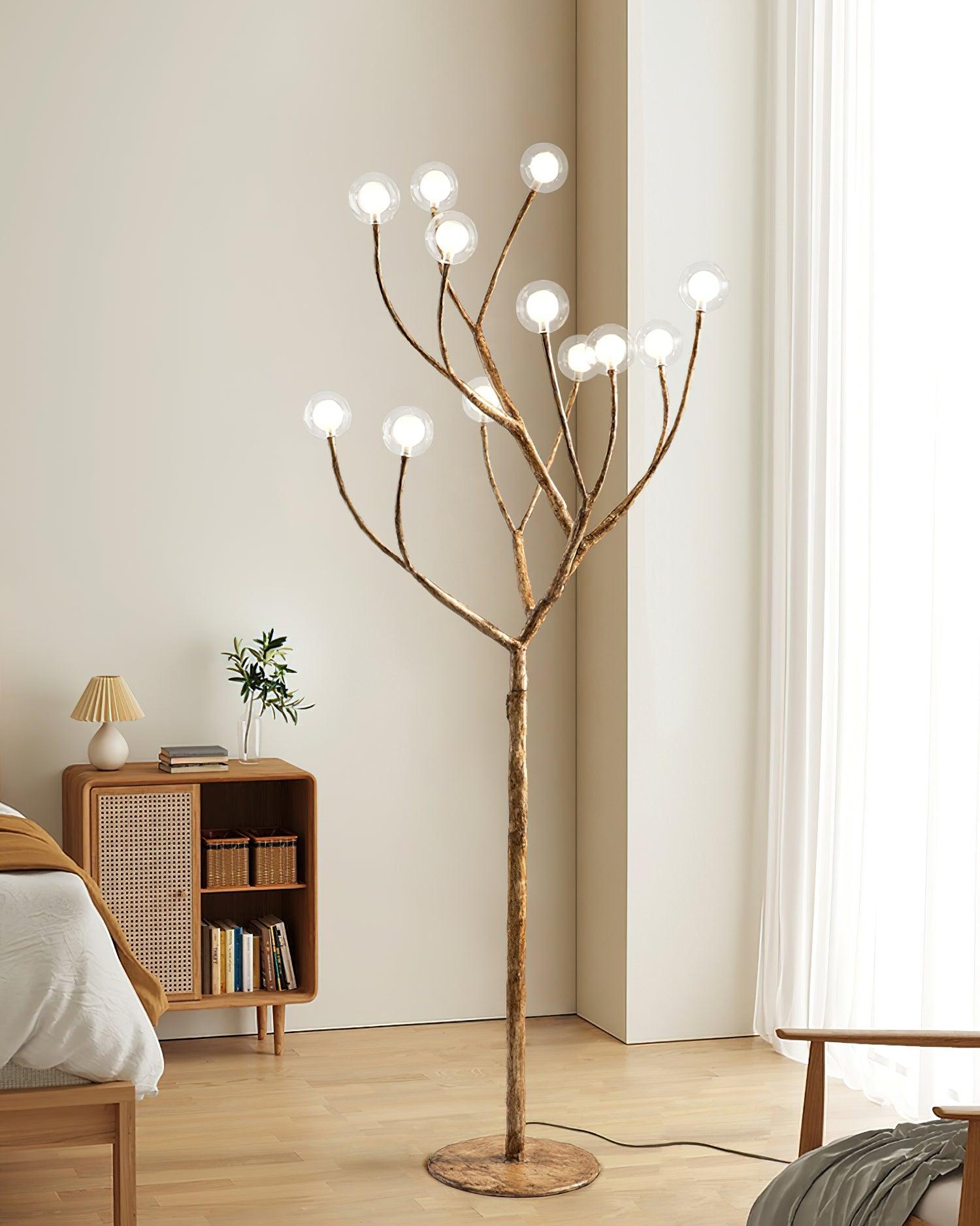 Imitation Wood Floor Light, Floor Lamp, detail 3