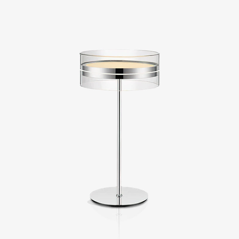 Impex Florina Chrome Table Light, Bedside Table Lamp, detail 2