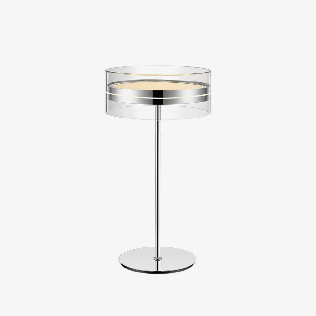 Impex Florina Chrome Table Light, Bedside Table Lamp, detail 5