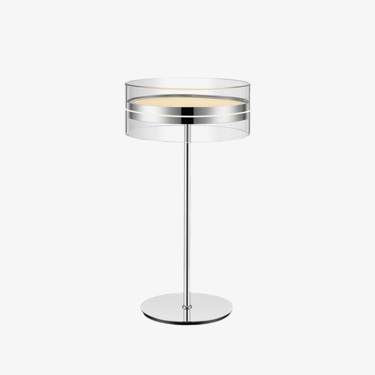 Impex Florina Chrome Table Light, Bedside Table Lamp, detail 5