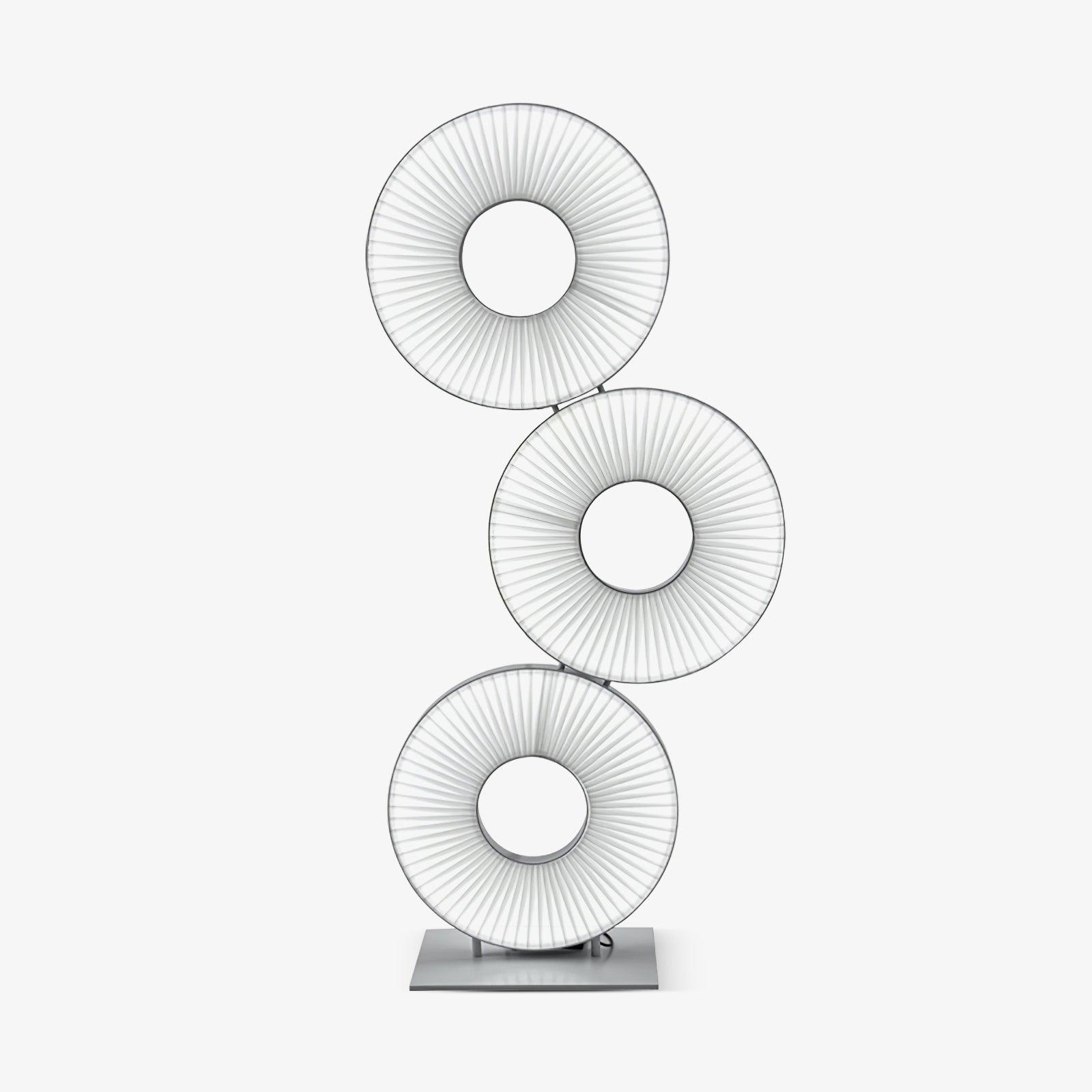 Iris Totem Floor Light, Floor Lamp, Metal, Φ 33.5 x H 68.9