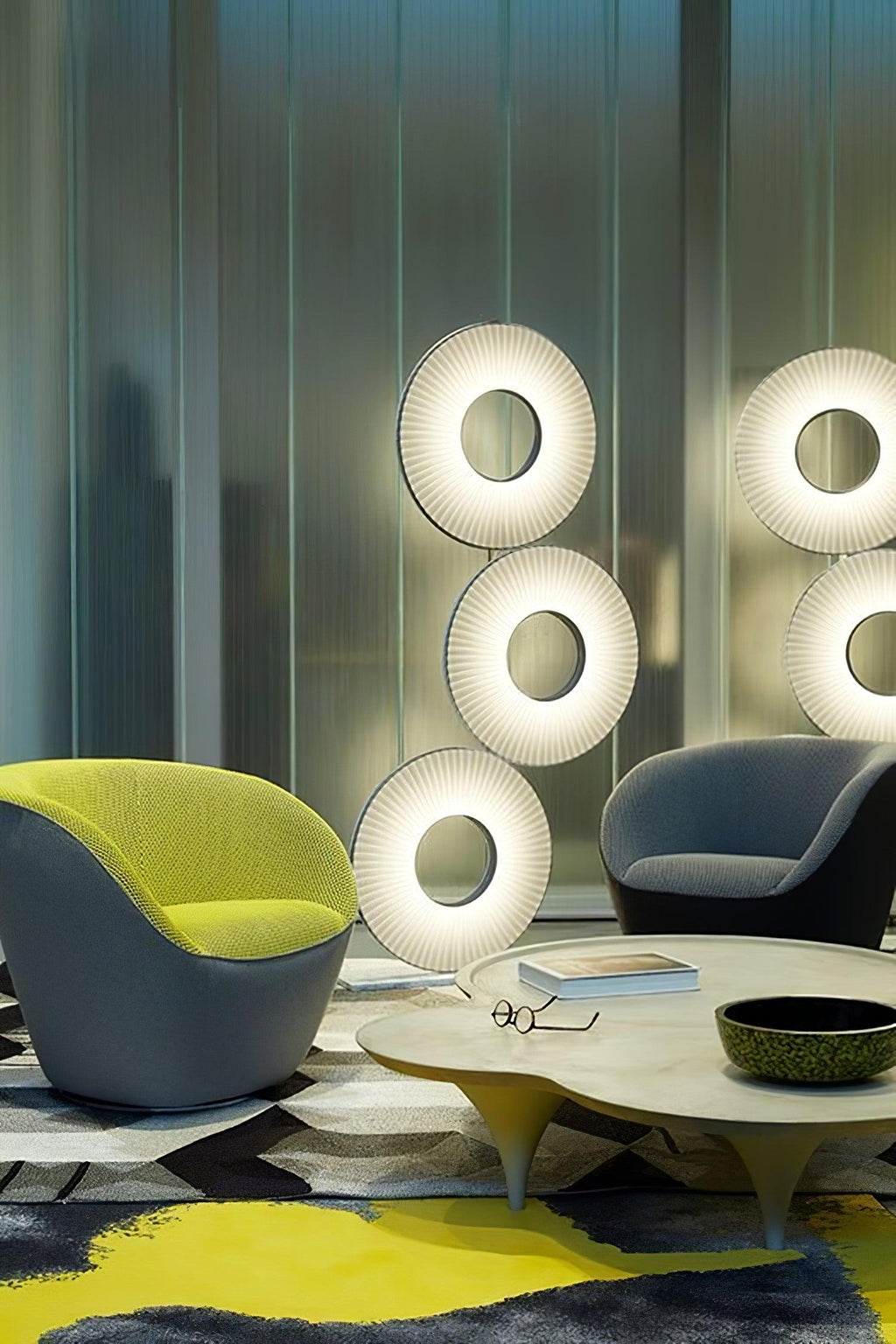 Iris Totem Floor Light, Floor Lamp, detail 6
