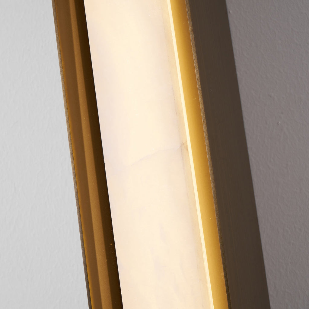 Isolde Alabaster Wall Light, Hardwired Wall Sconce, detail 38
