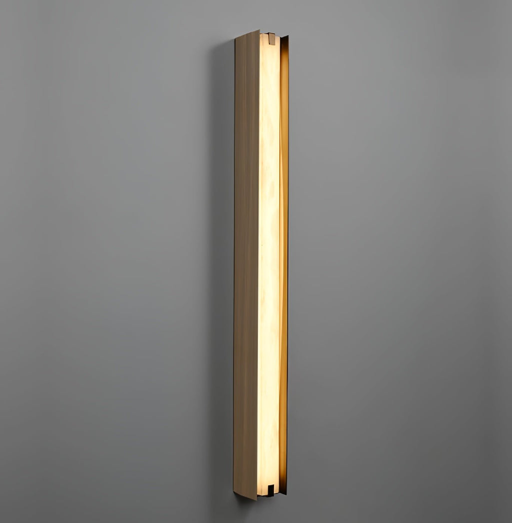 Isolde Alabaster Wall Light, Hardwired Wall Sconce, detail 14