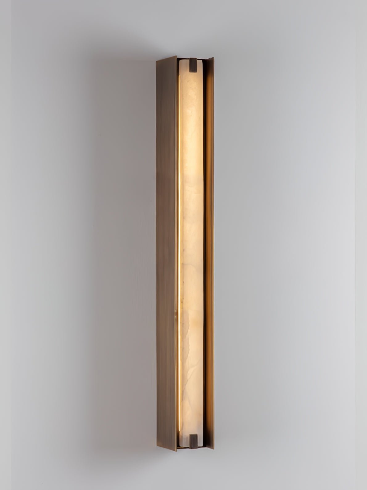 Isolde Alabaster Wall Light, Hardwired Wall Sconce, detail 17