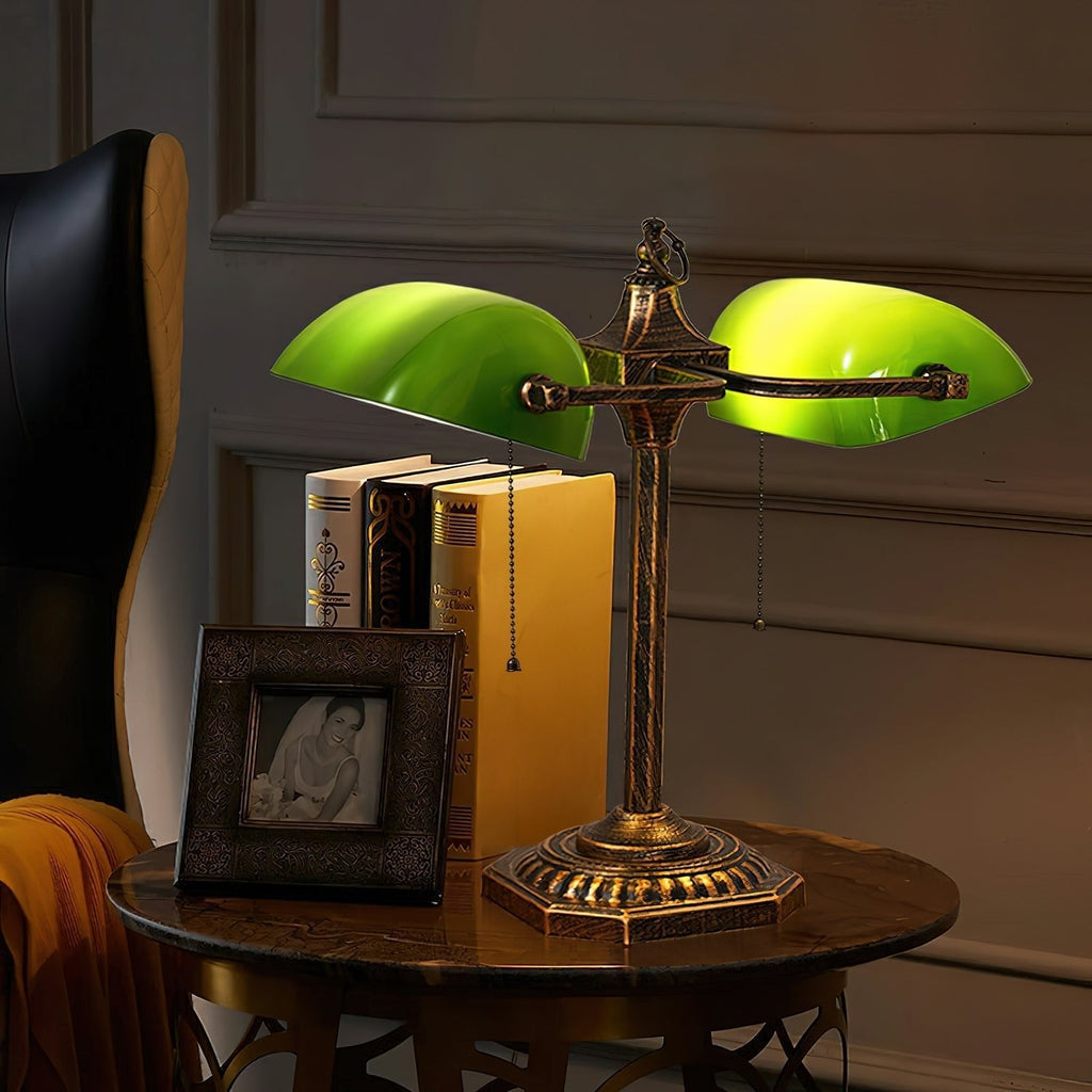 Jade Table Light, Bedside Table Lamp, detail 5