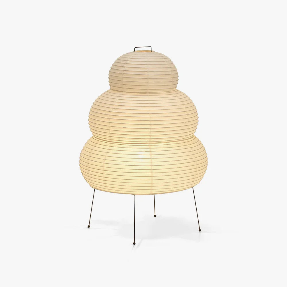 Washi Paper Table Light, Bedside Table Lamp, detail 2