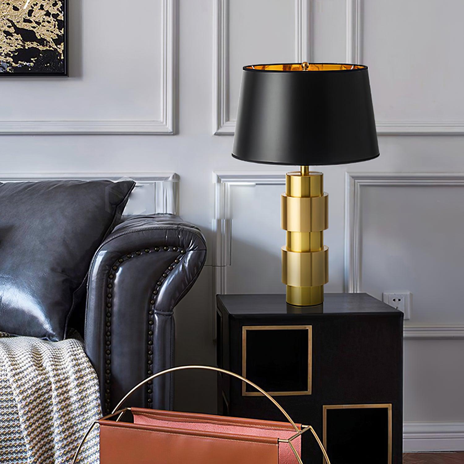 Jean Cylinder Table Light, Bedside Table Lamp, detail 3