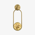 Jervis Wall Light, Bedroom Wall Sconce, Brass, Dia 16.3cm x H 51cm