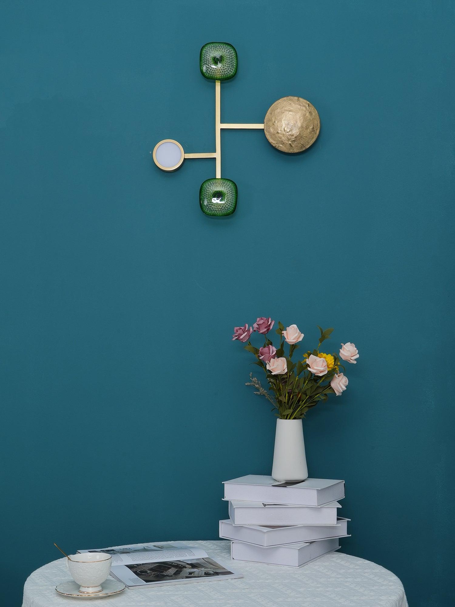 Gemstone Wall Light, Hardwired Wall Sconce, detail 5