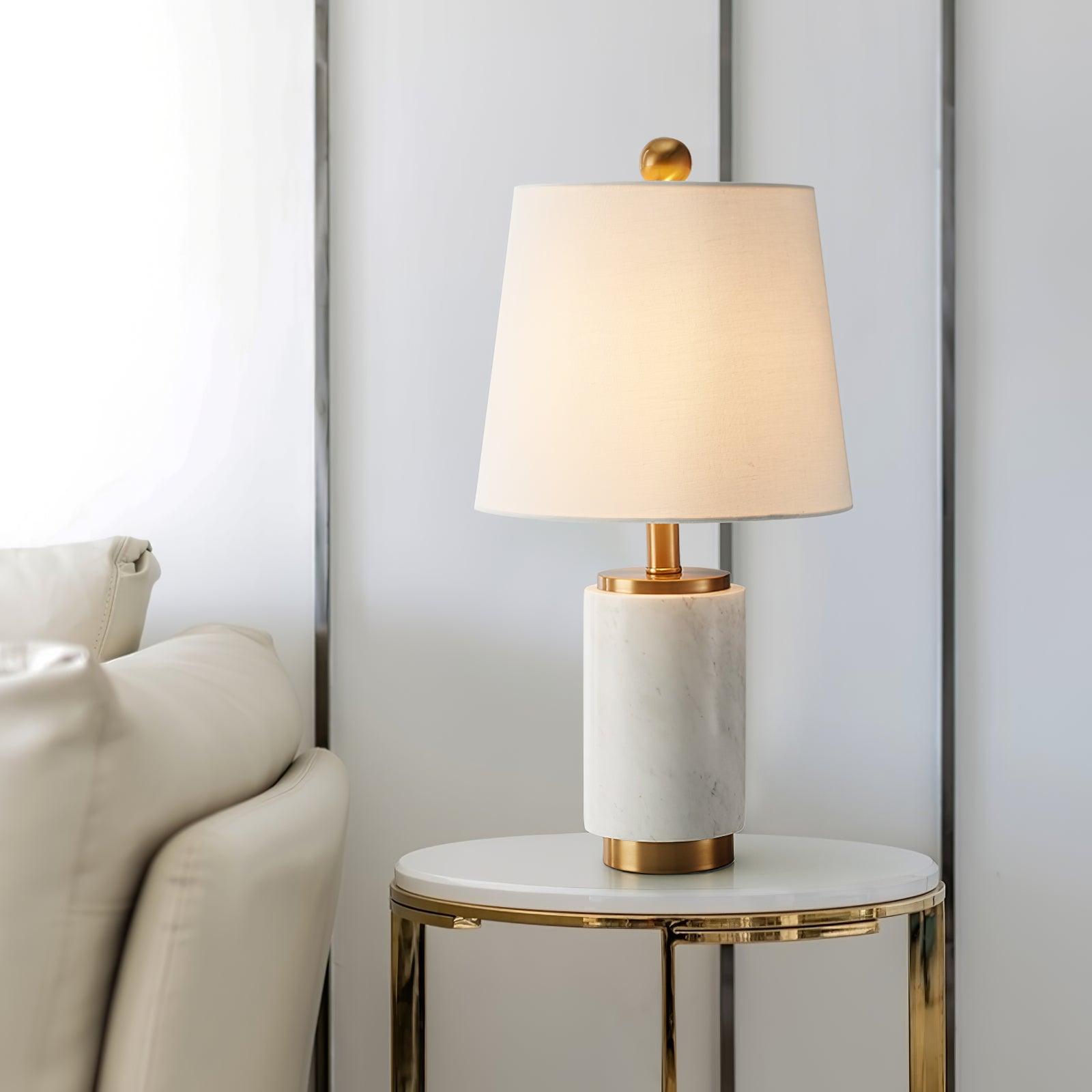 Joan Marble Table Light, Bedside Table Lamp, detail 4