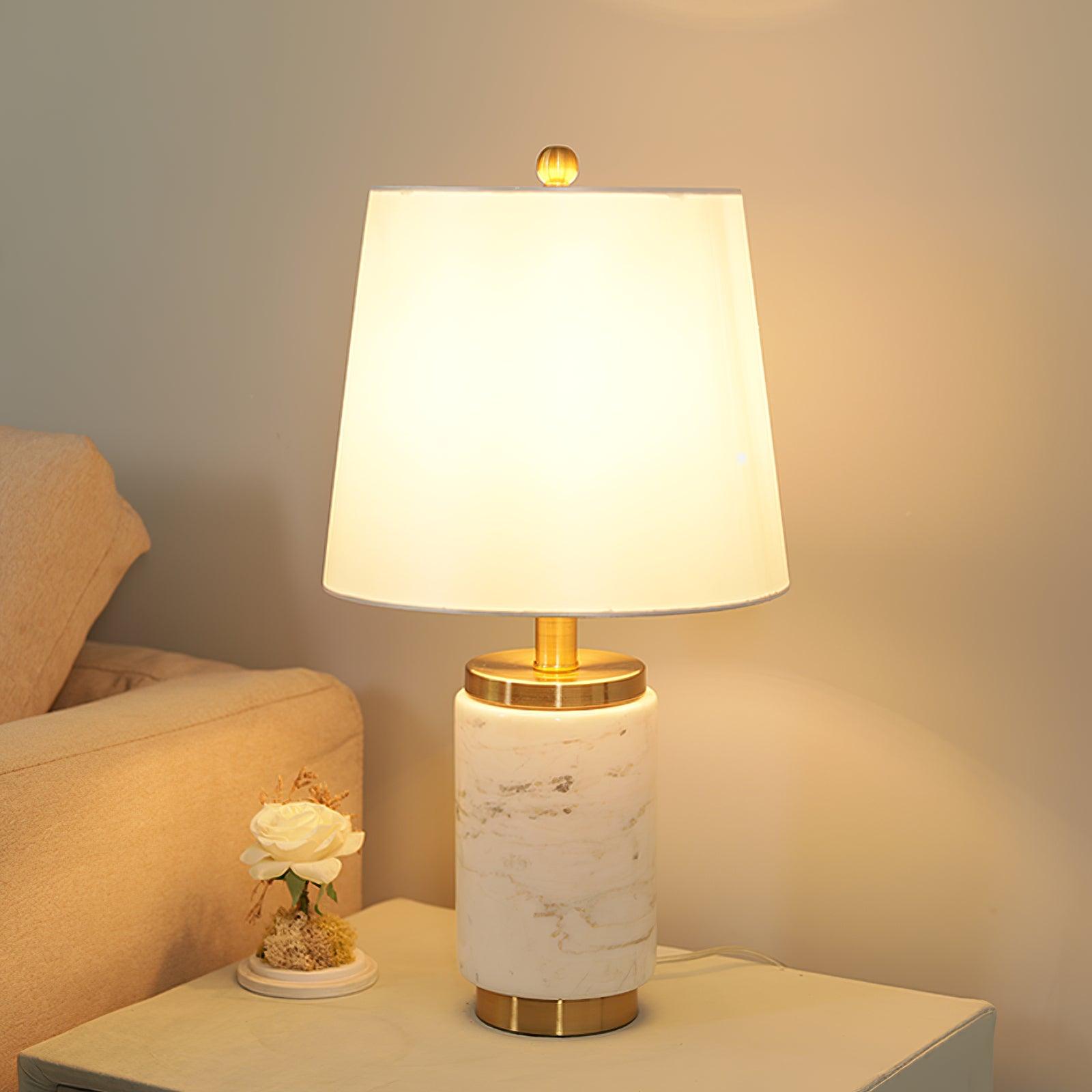 Joan Marble Table Light, Bedside Table Lamp, detail 5