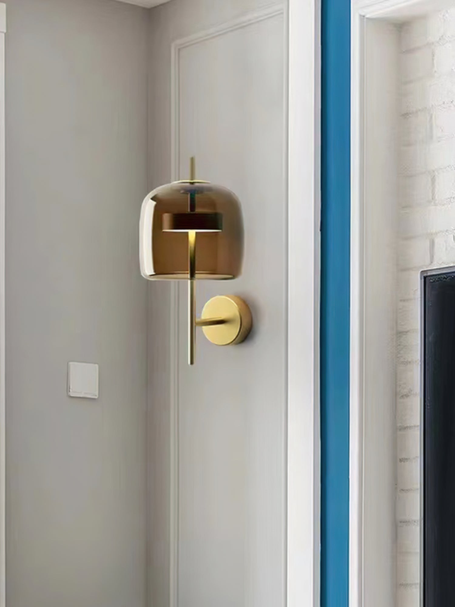Hourglass Wall Light, Hardwired Wall Sconce, detail 7