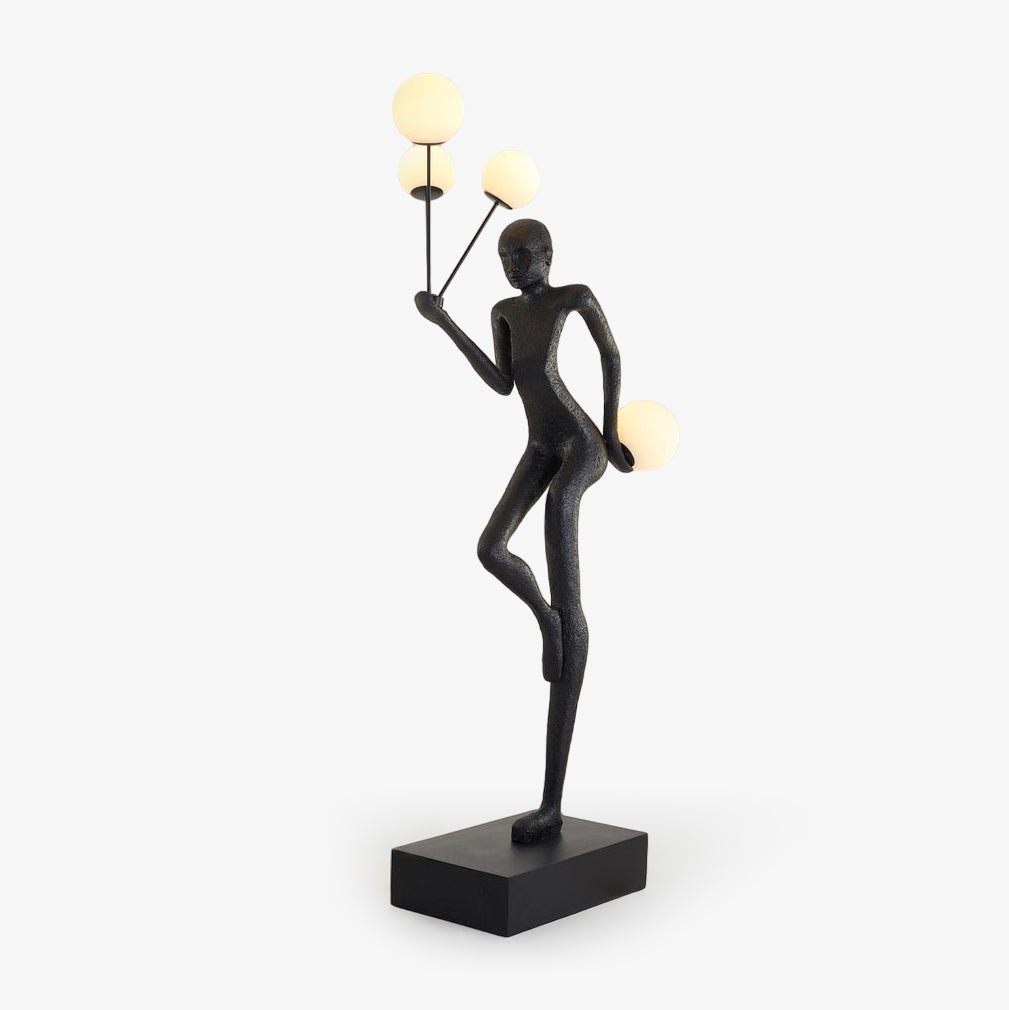 Juggling Sculptor Floor Light, Floor Lamp, Metal, Dia 90cm x H 215cm