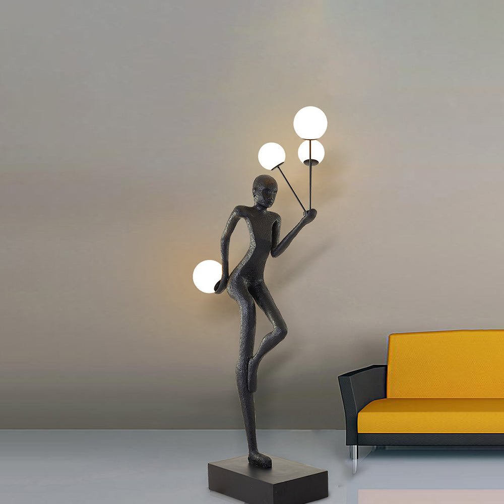 Juggling Sculptor Floor Light, Floor Lamp, detail 25