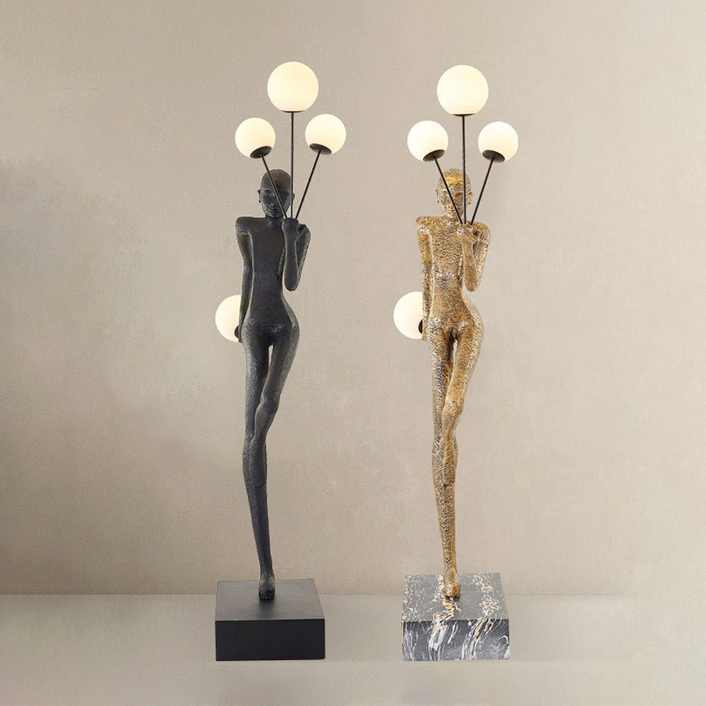 Juggling Sculptor Floor Light, Floor Lamp, detail 27