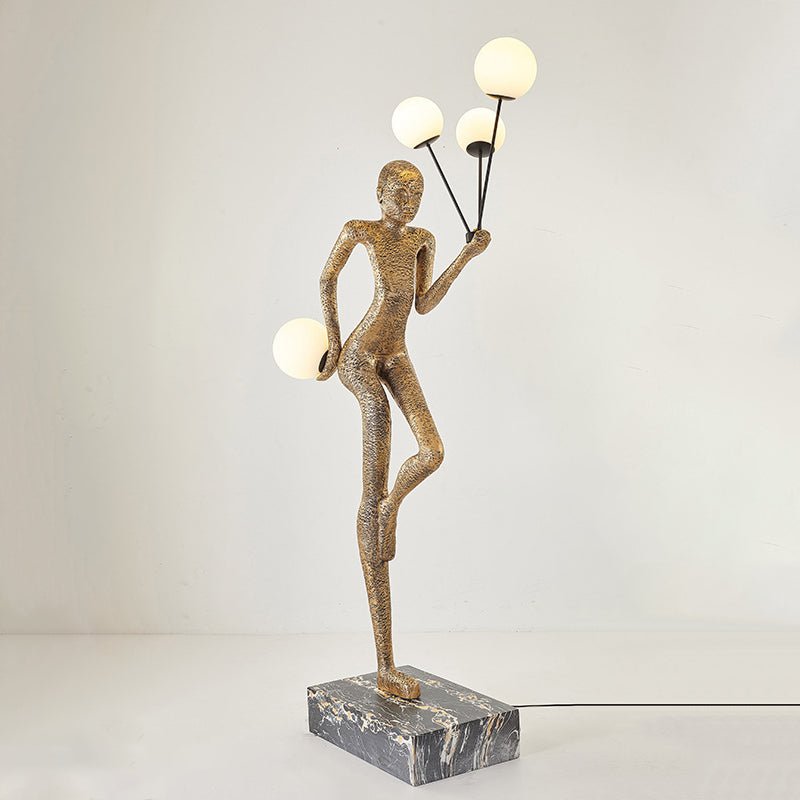 Juggling Sculptor Floor Light, Floor Lamp, detail 33