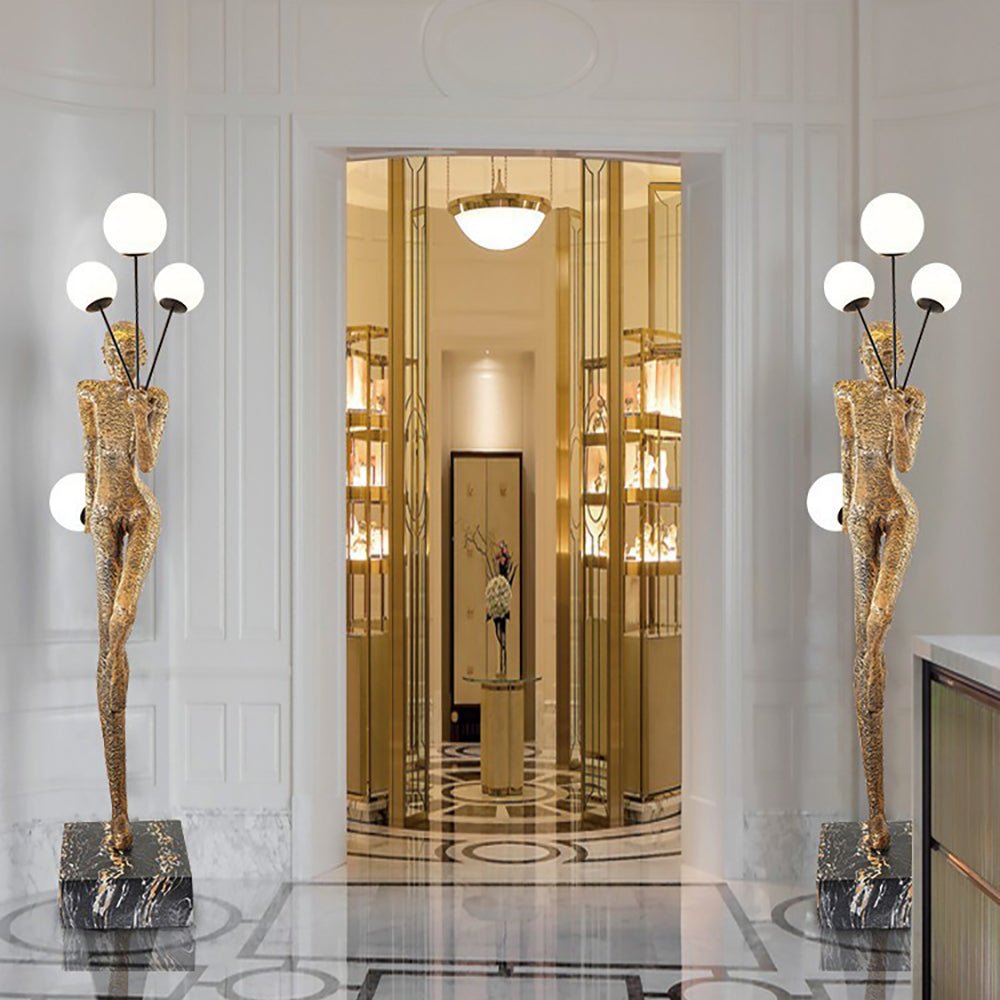 Juggling Sculptor Floor Light, Floor Lamp, detail 28