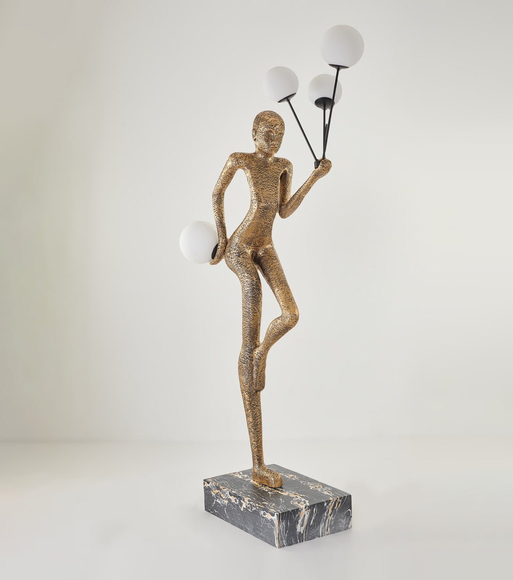 Juggling Sculptor Floor Light, Floor Lamp, detail 12