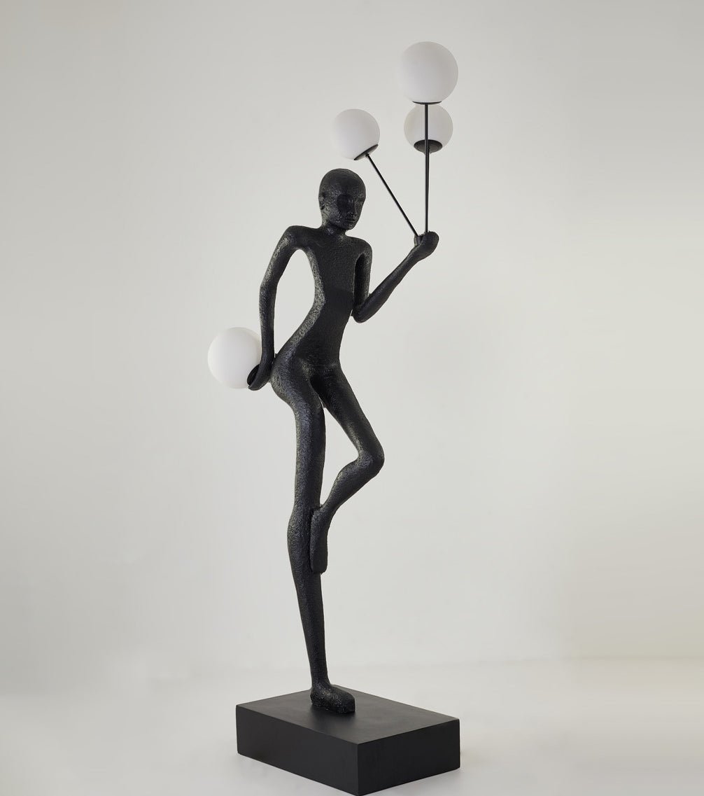 Juggling Sculptor Floor Light, Floor Lamp, detail 13