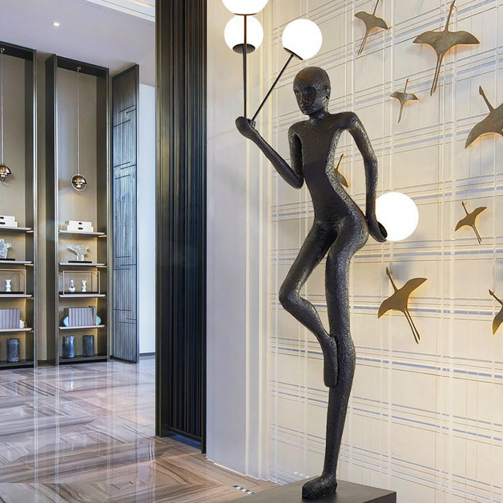 Juggling Sculptor Floor Light, Floor Lamp, detail 20