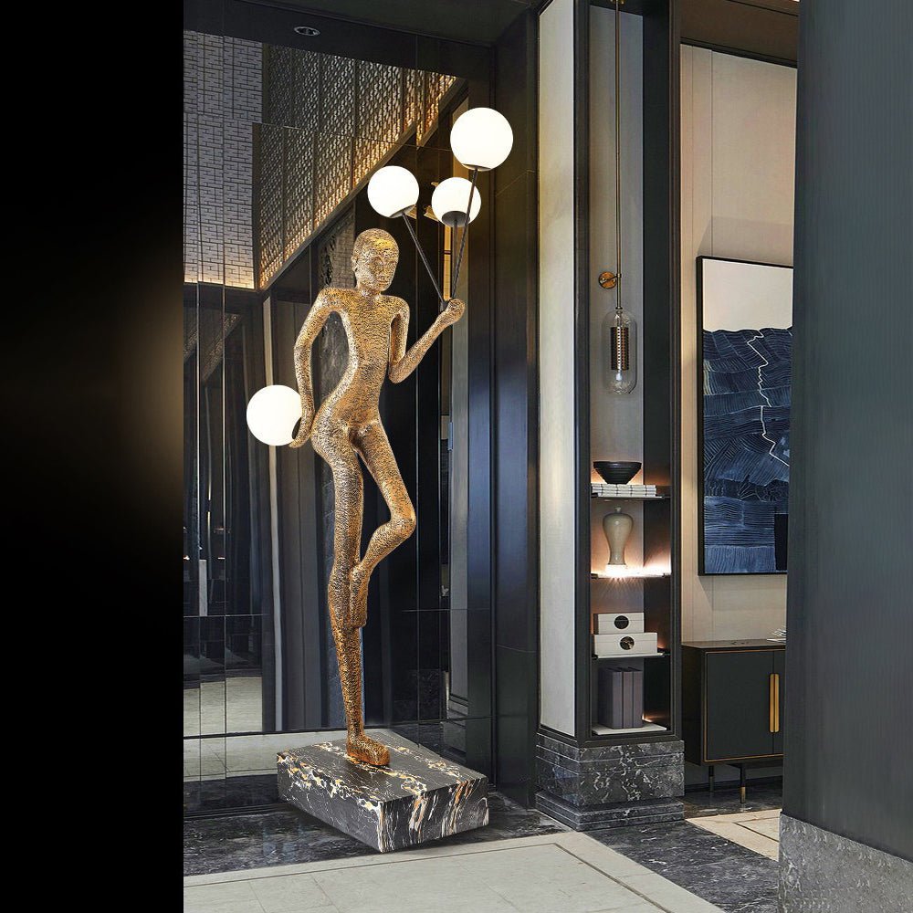 Juggling Sculptor Floor Light, Floor Lamp, detail 21