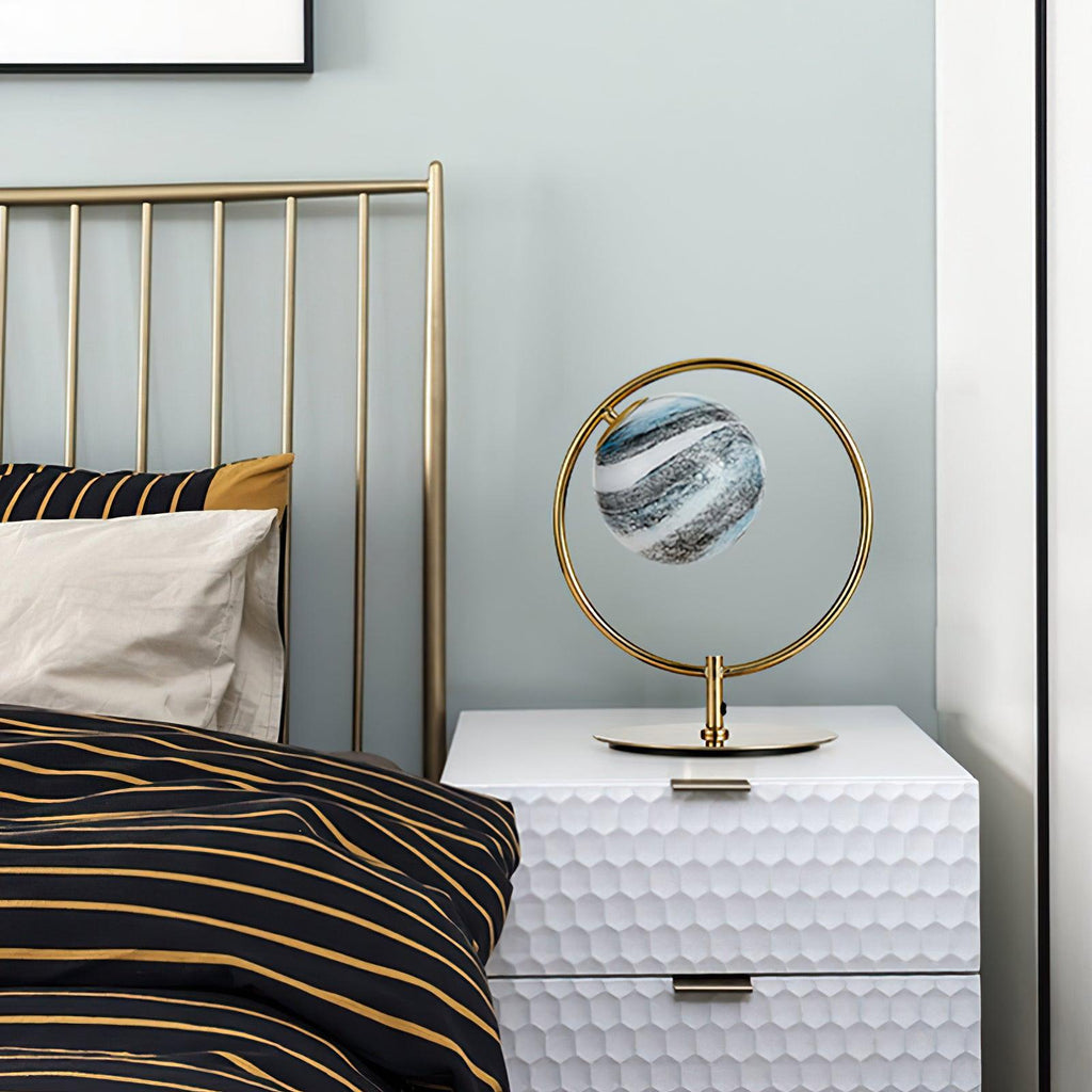 Jupiter Table Light, Bedside Table Lamp, detail 7
