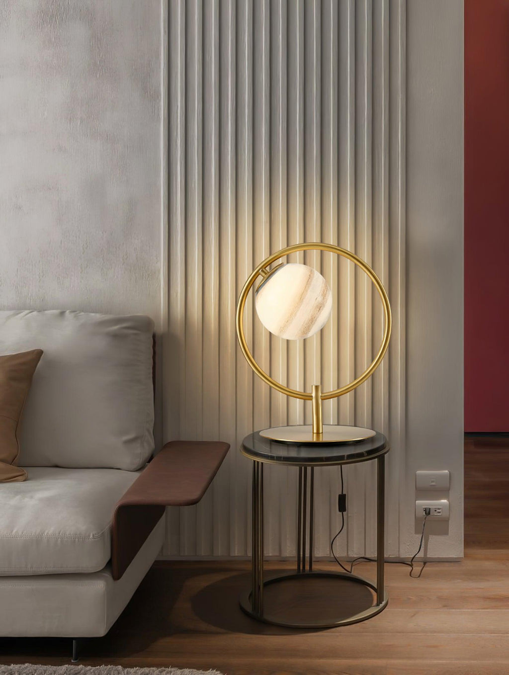 Jupiter Table Light, Bedside Table Lamp, detail 10