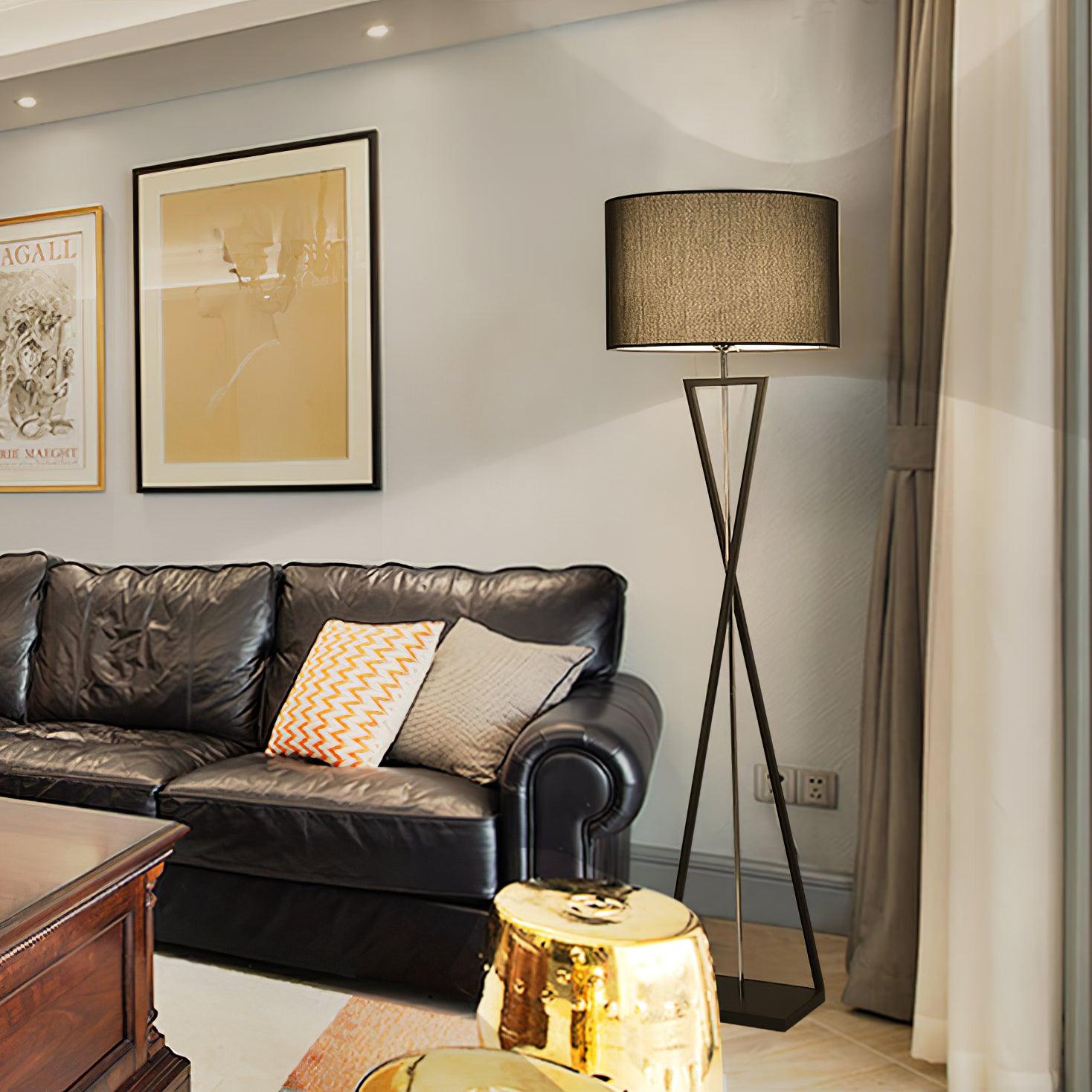 Kaden Black Floor Light, Floor Lamp, detail 4