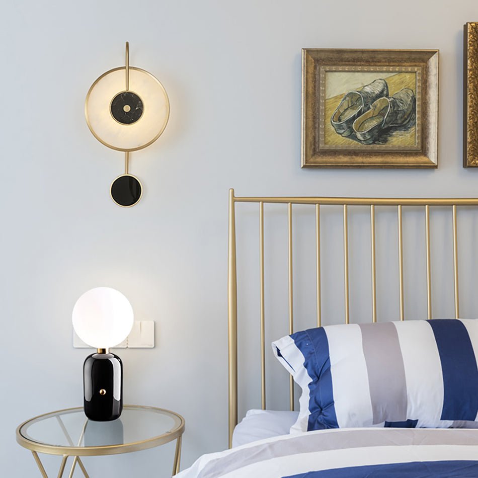 Kandy Alabaster Wall Light, Hardwired Wall Sconce, detail 5