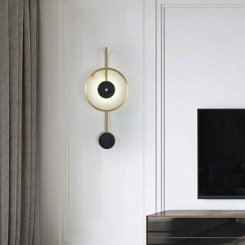 Kandy Alabaster Wall Light, Hardwired Wall Sconce, detail 11