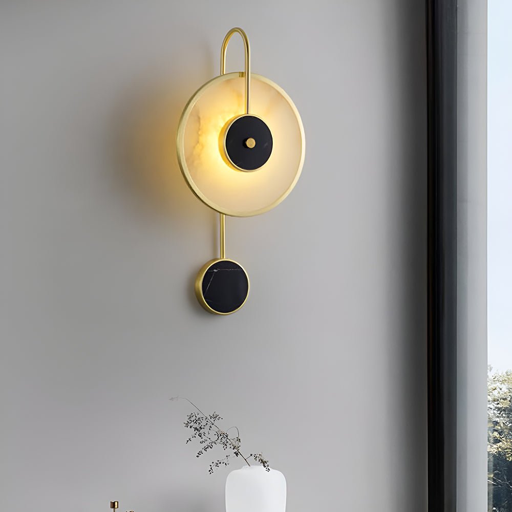 Kandy Alabaster Wall Light, Hardwired Wall Sconce, detail 3