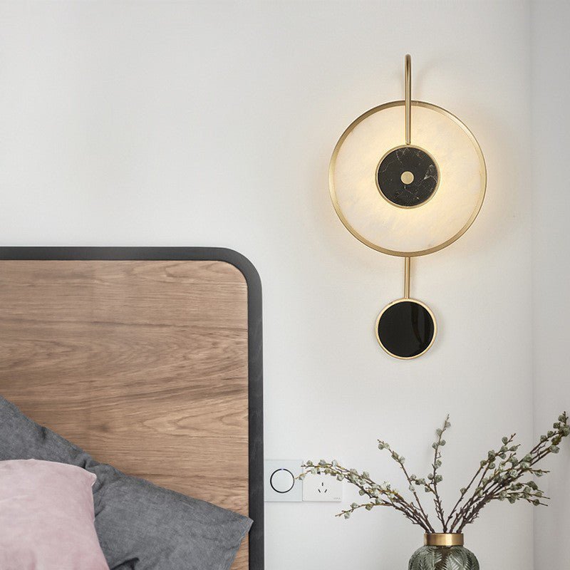 Kandy Alabaster Wall Light, Hardwired Wall Sconce, detail 4