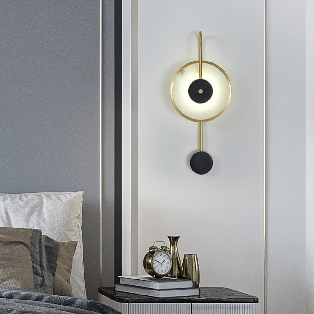 Kandy Alabaster Wall Light, Hardwired Wall Sconce, detail 8