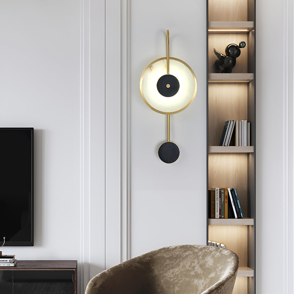 Kandy Alabaster Wall Light, Hardwired Wall Sconce, detail 9
