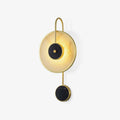 Kandy Alabaster Wall Light, Hardwired Wall Sconce, Metal, Dia 25cm x H 50cm
