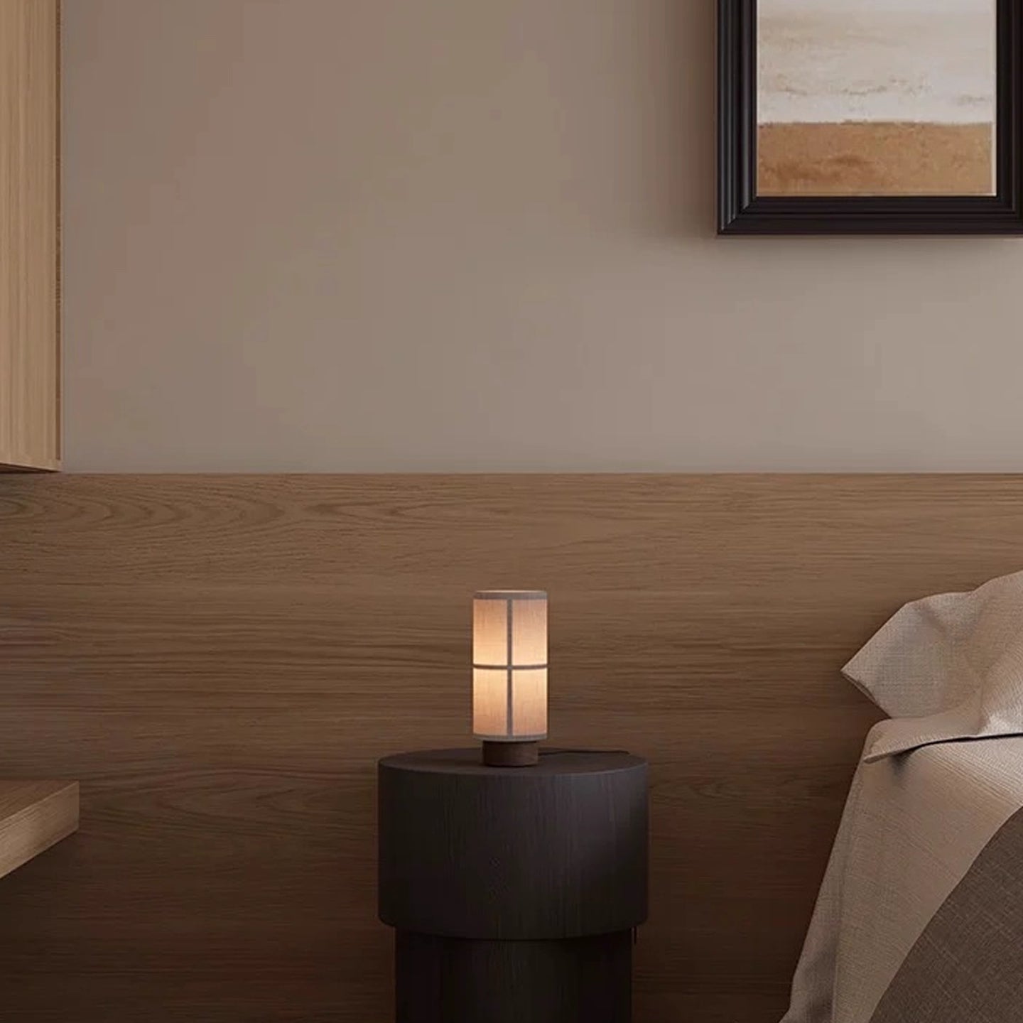 Kanso Glow Rechargeable Table Light, Bedside Table Lamp, detail 6