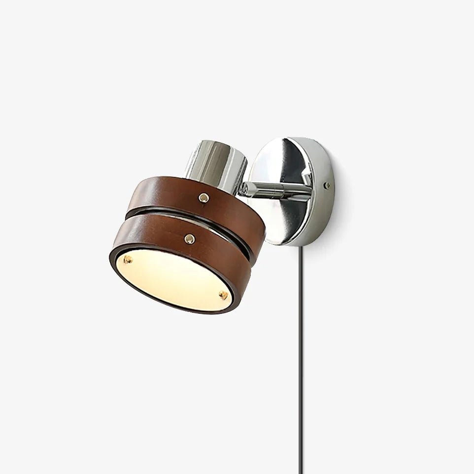 Karry Plug-In Wall Light, Plug-In Wall Sconce, Metal, ∅ 5.1″ x H 6.3″