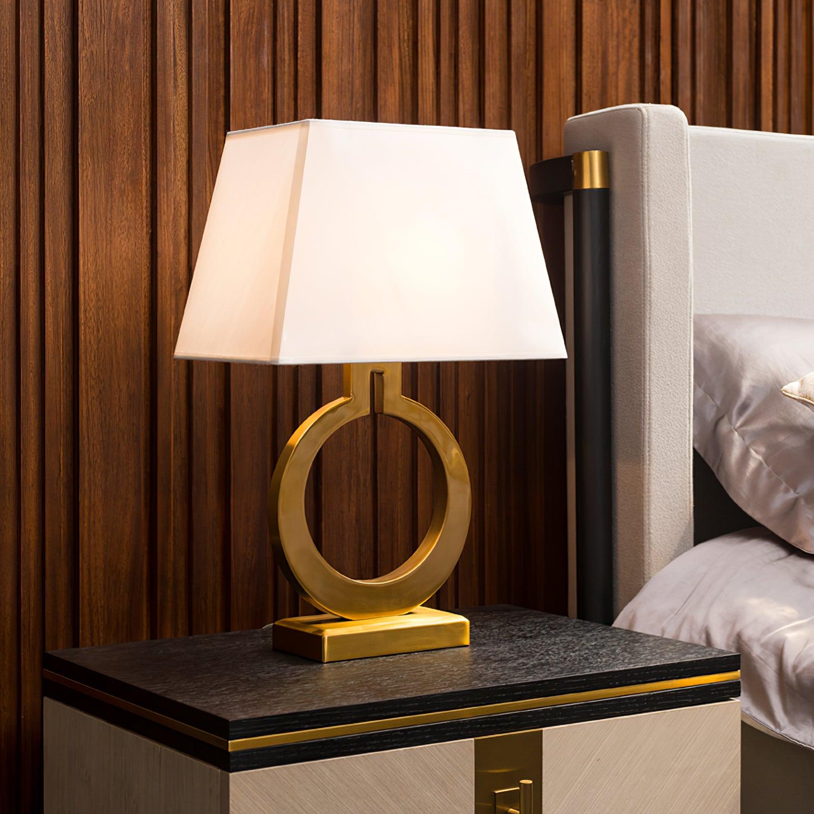Keyhole Ring Table Light, Bedside Table Lamp, detail 17
