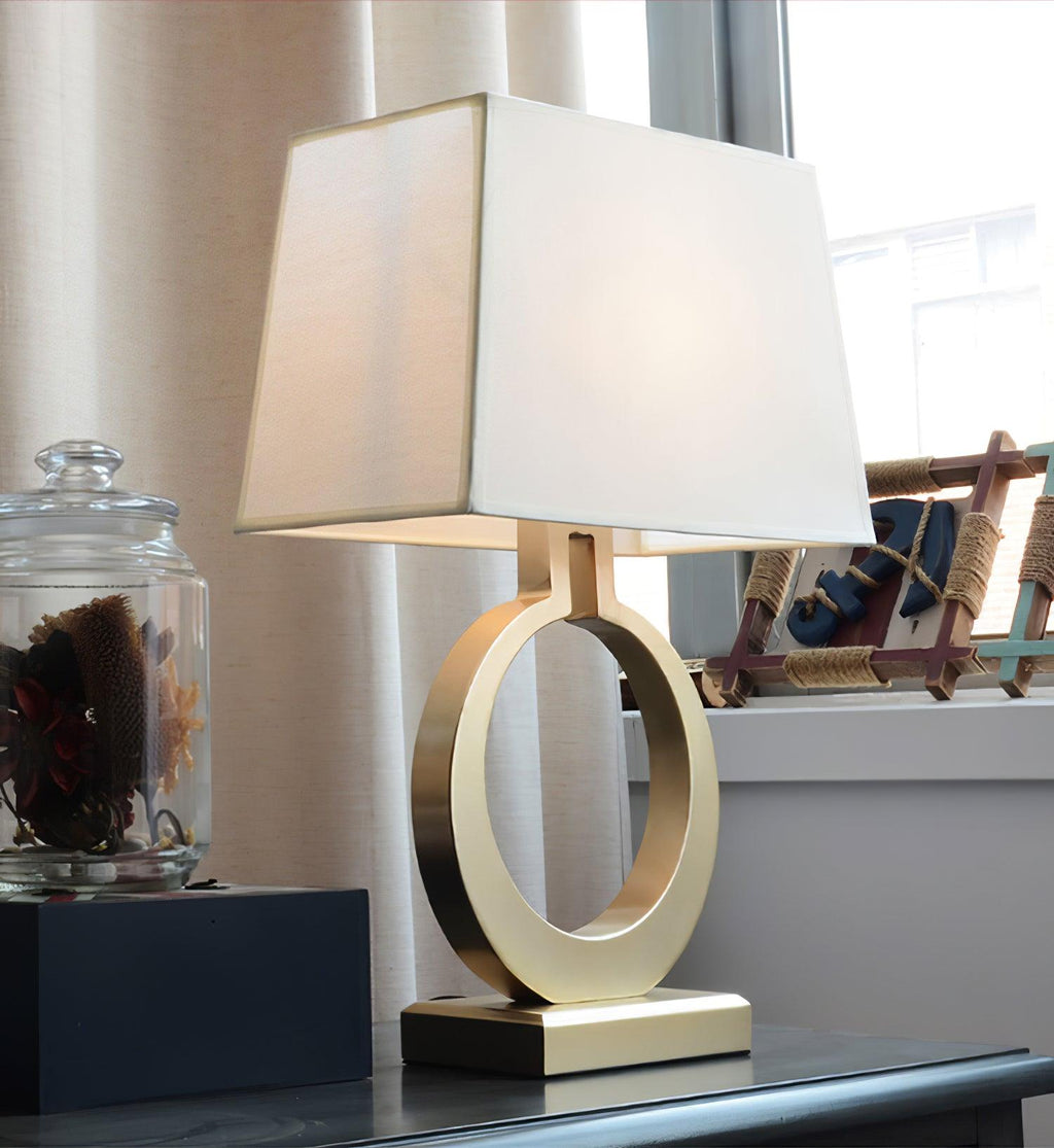 Keyhole Ring Table Light, Bedside Table Lamp, detail 9