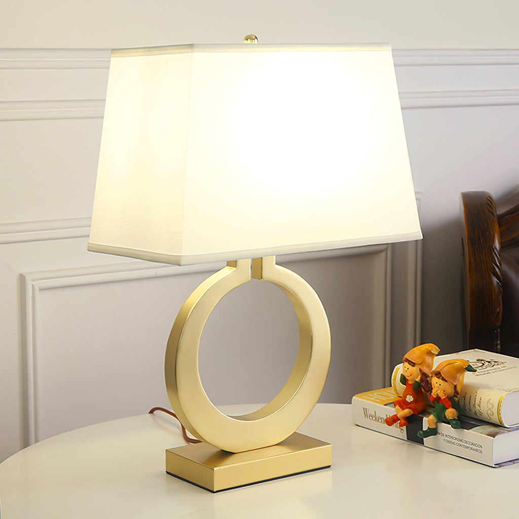 Keyhole Ring Table Light, Bedside Table Lamp, detail 5