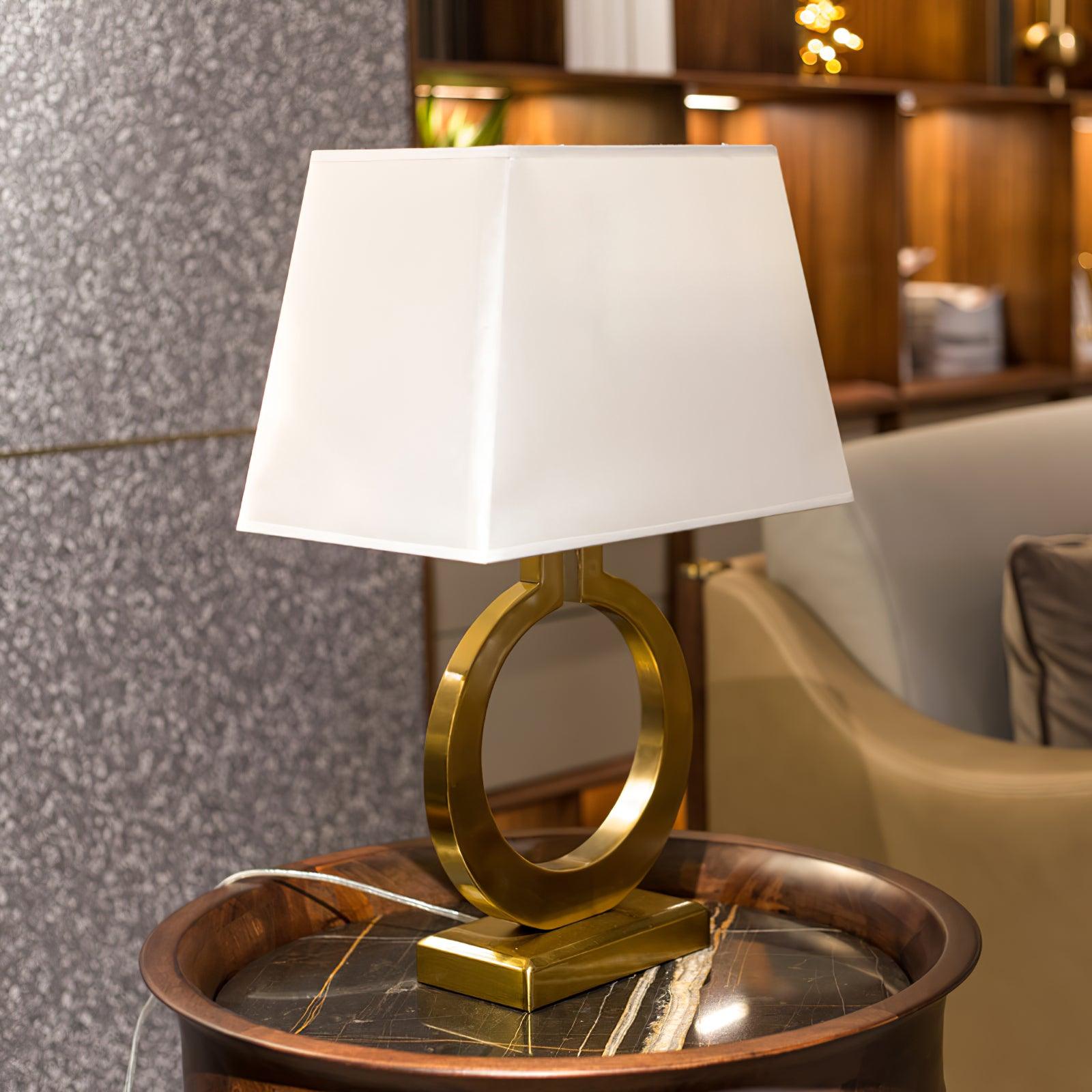 Keyhole Ring Table Light, Bedside Table Lamp, detail 8
