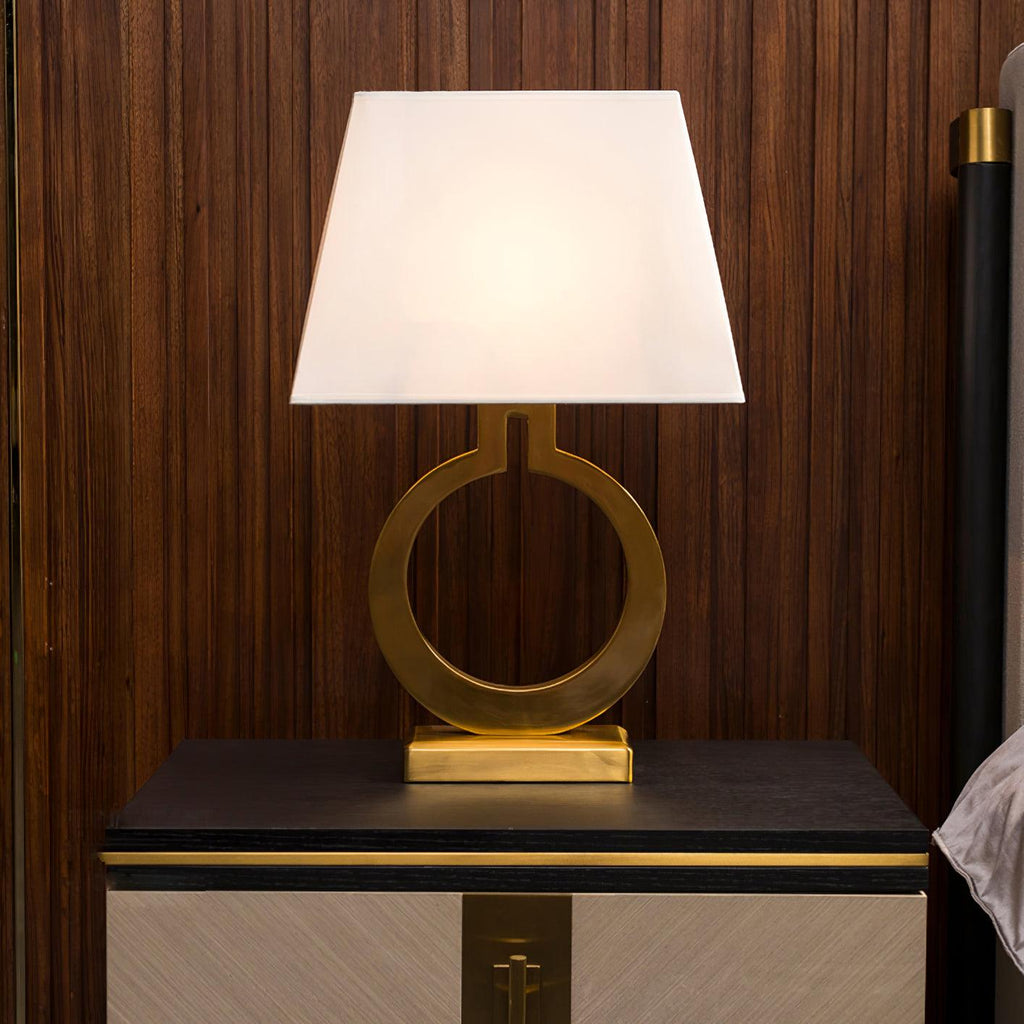Keyhole Ring Table Light, Bedside Table Lamp, detail 6