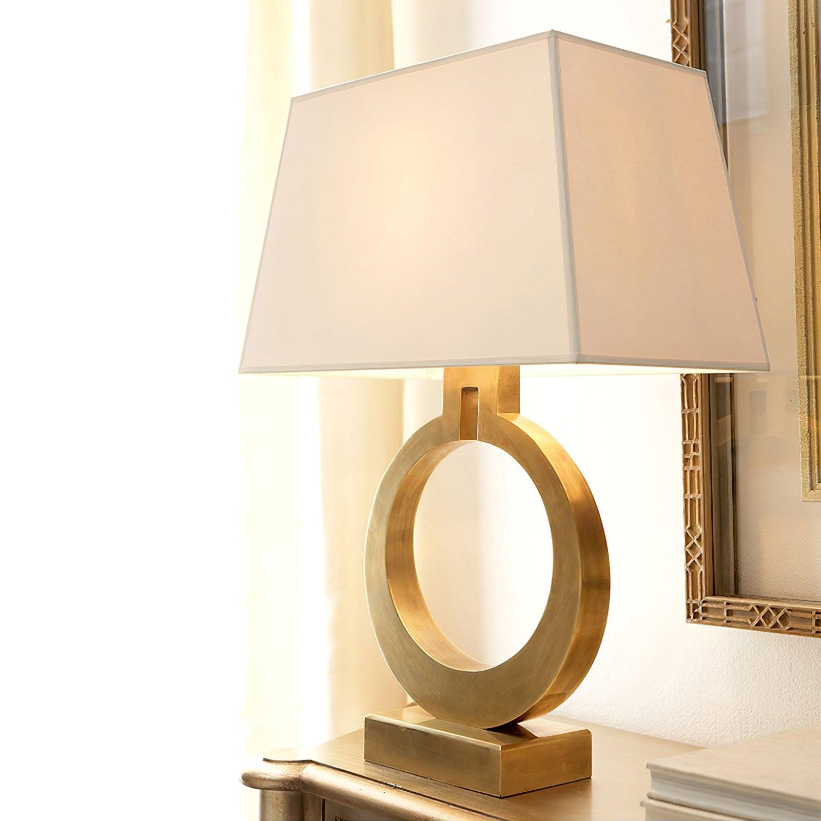 Keyhole Ring Table Light, Bedside Table Lamp, detail 7