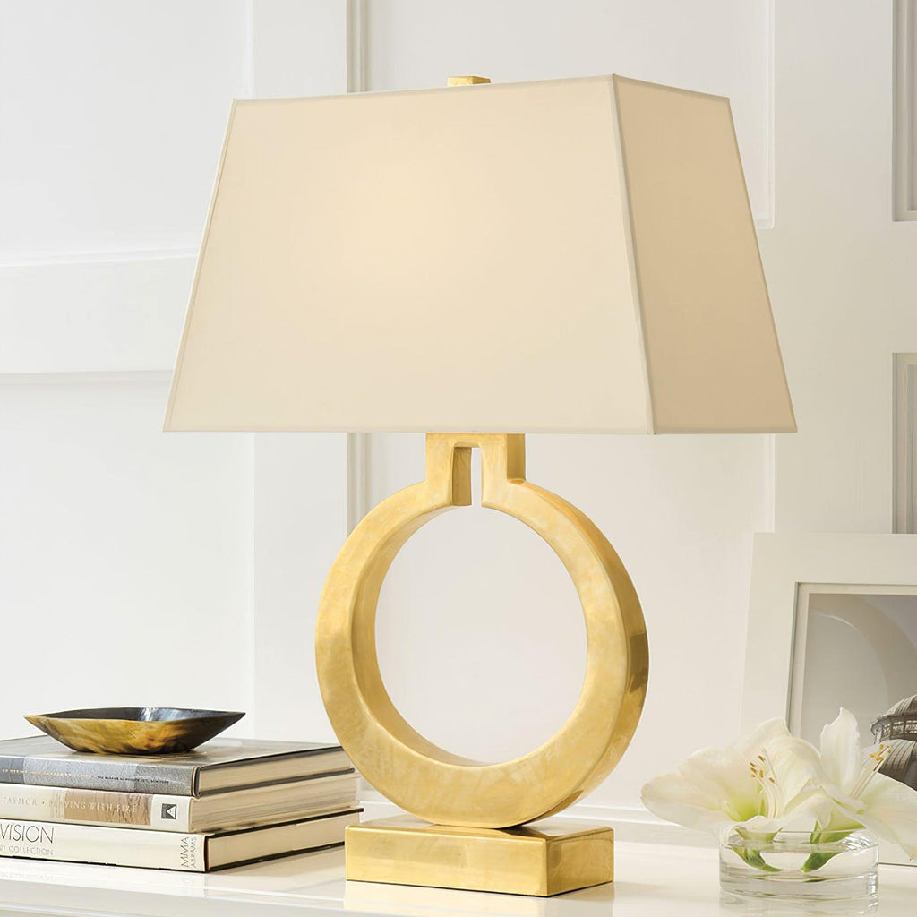 Keyhole Ring Table Light, Bedside Table Lamp, detail 11