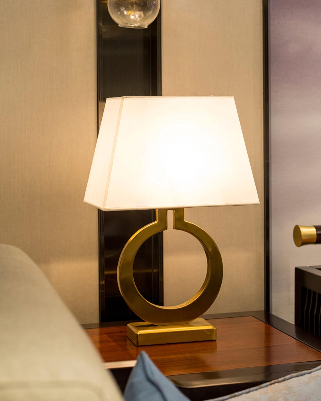 Keyhole Ring Table Light, Bedside Table Lamp, detail 13