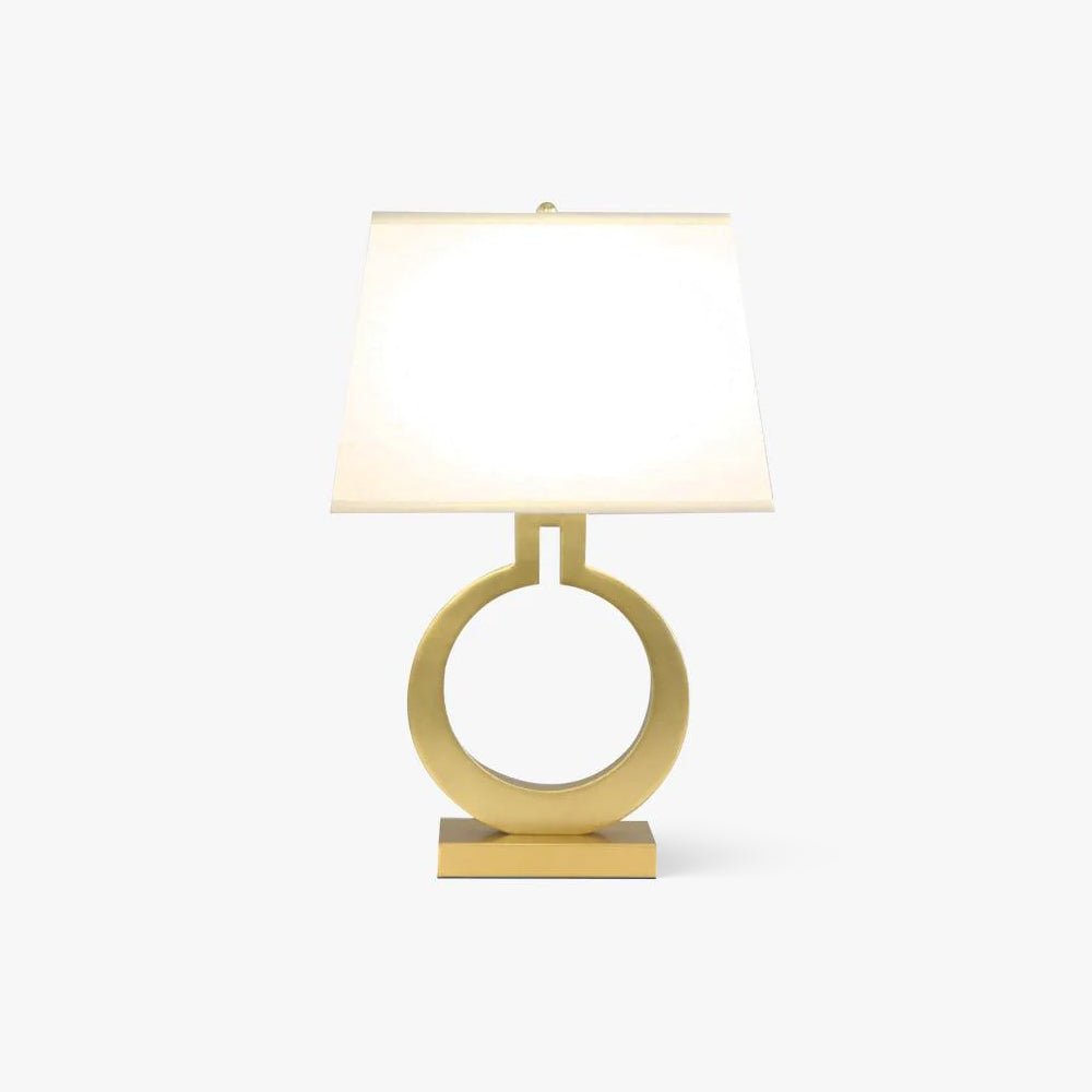 Keyhole Ring Table Light, Bedside Table Lamp, Metal, Φ 14.1 x H 24.4